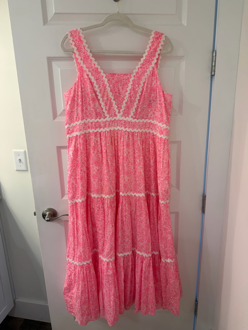 Lilly Pulitzer Pollie Cotton Midi dress in Pink Shandy Invest a Gator